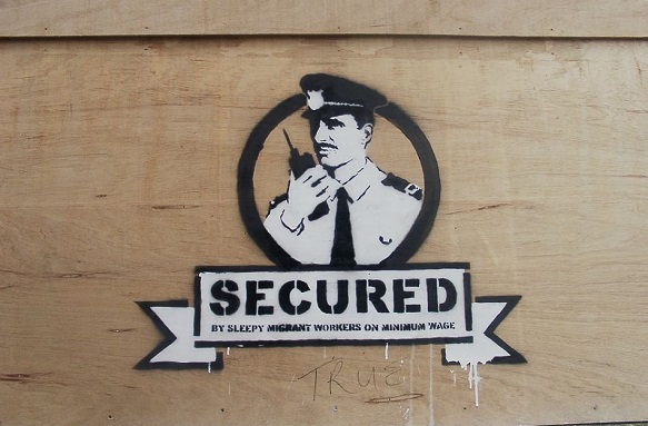 Banksy secured