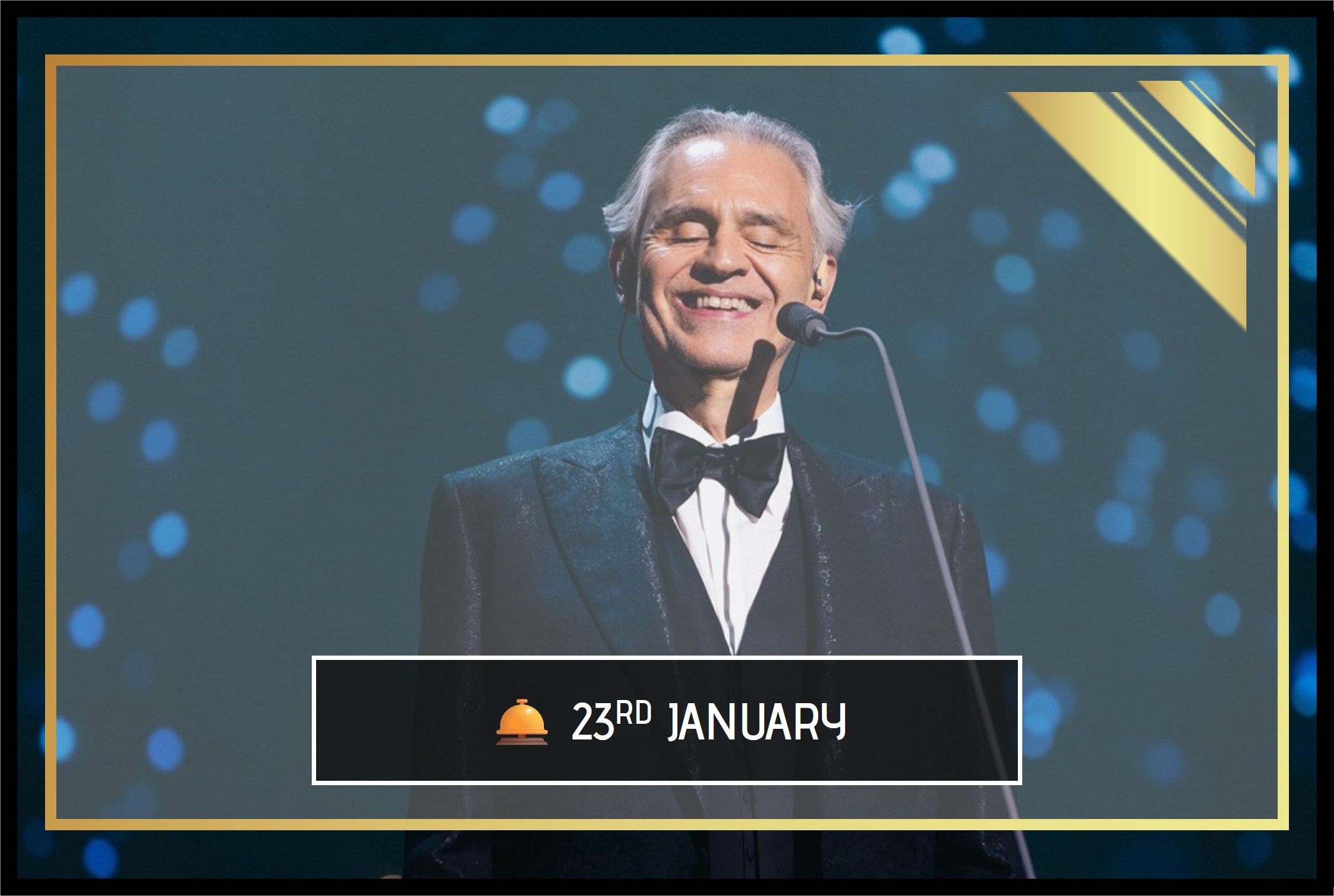 Experience Andrea Bocelli in Prague with luxury VIP hospitality.