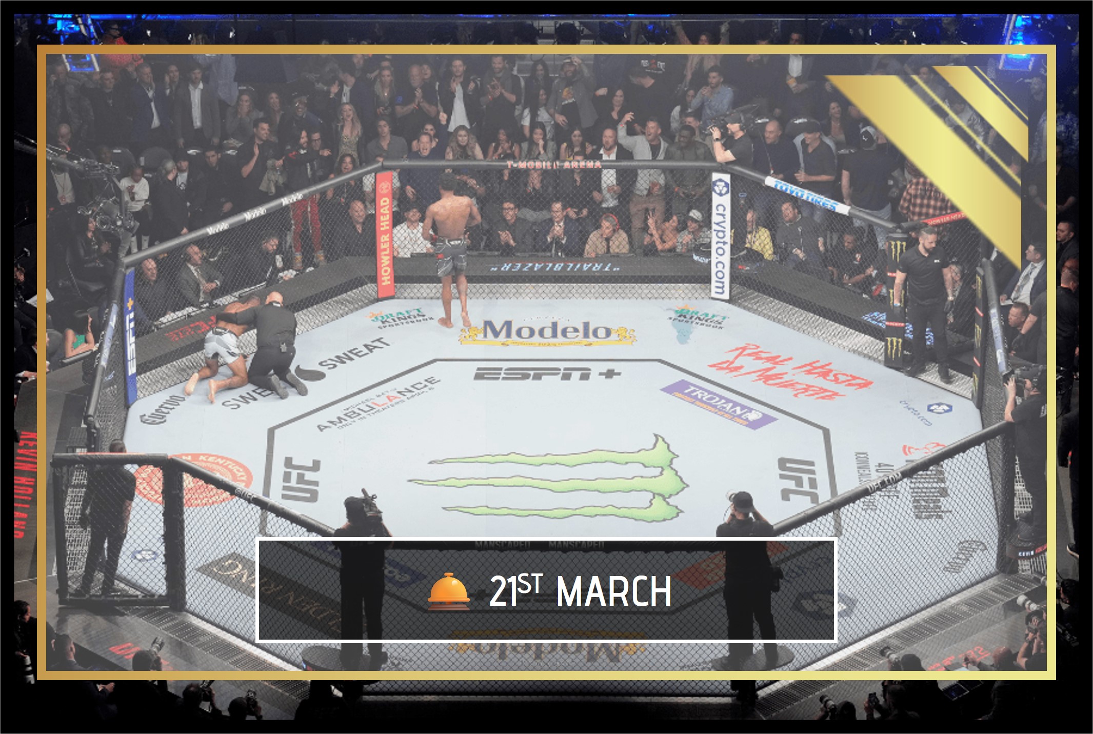 Secure VIP fight-night hospitality for UFC Fight Night.;