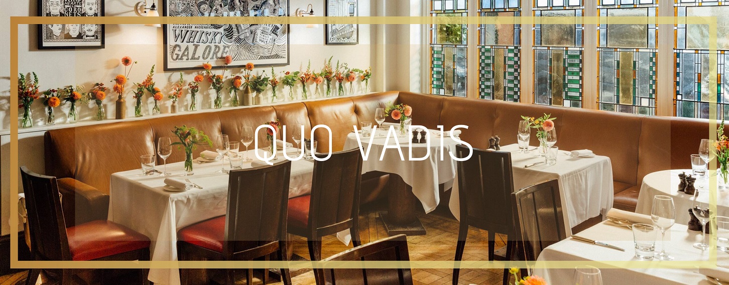 How to become a Quo Vadis Member, Soho, restaurant