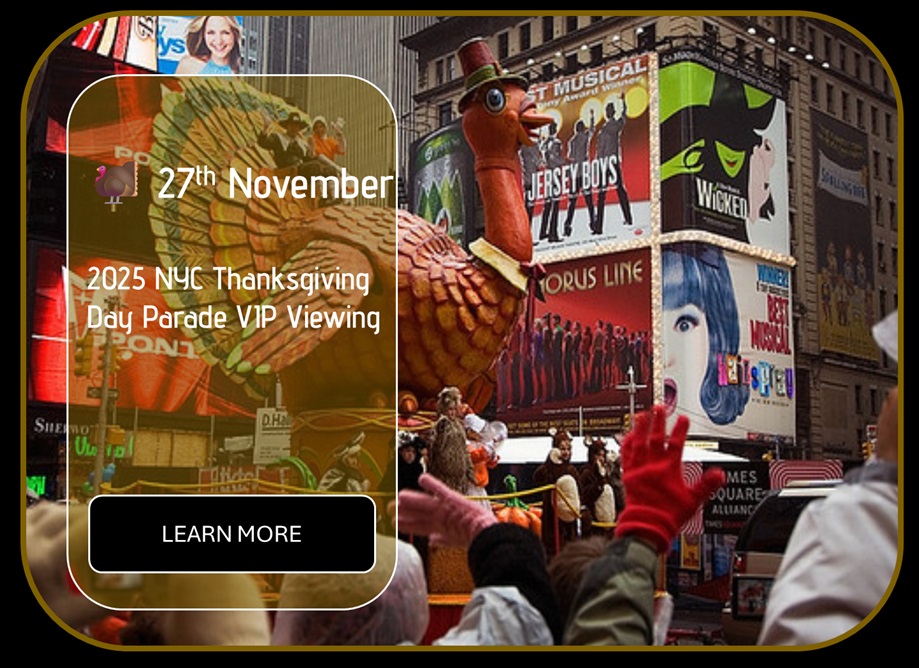 Sincura Calendar 🤼 27th NOVEMBER. Maceys Thanksgiving parade VIP viewing