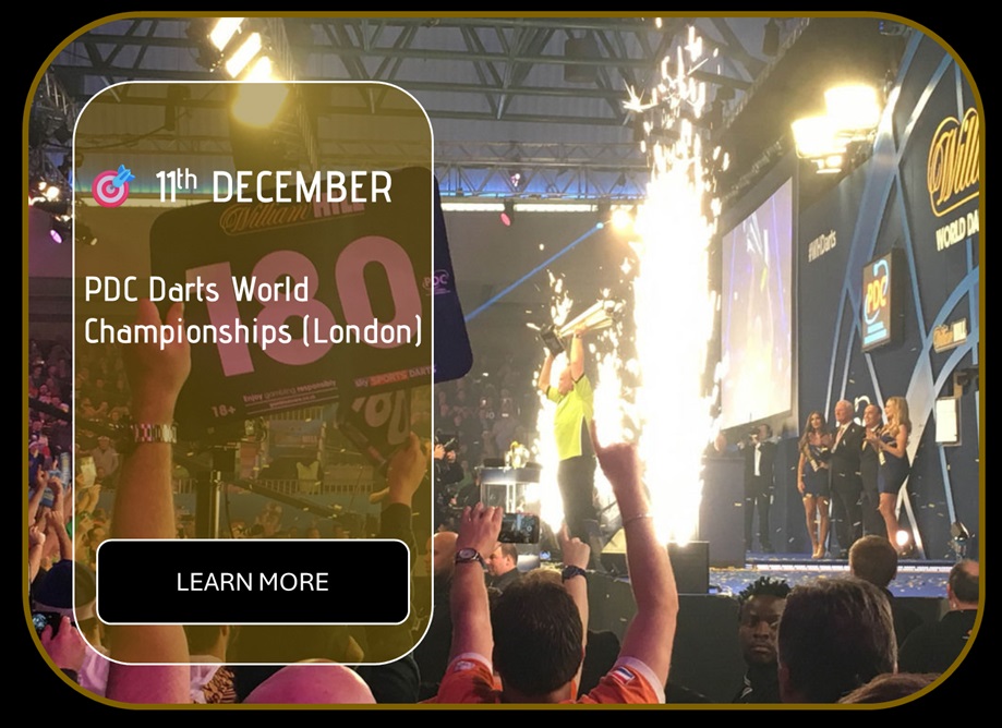 Sincura Calendar 🎯 11th DECEMBER. PDC Darts World Championships (London)