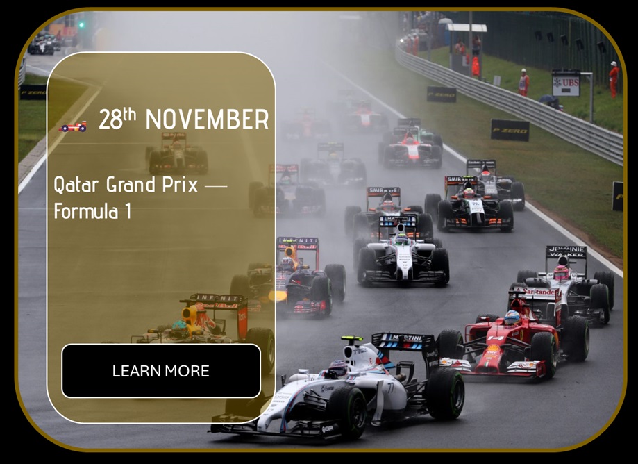 Sincura Calendar 🏎️ 28th NOVEMBER. Qatar Grand Prix — Formula 1
