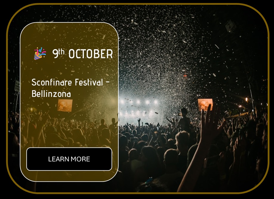 Sincura Calendar 🎉 9th October. Sconfinare Festival - Bellinzona