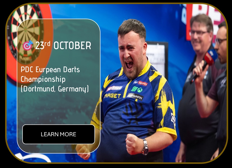 Sincura Calendar 🎯 23rd OCTOBER. PDC European Darts Championship (Dortmund, Germany)