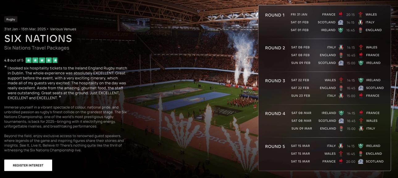 calendar of sports events 20234
