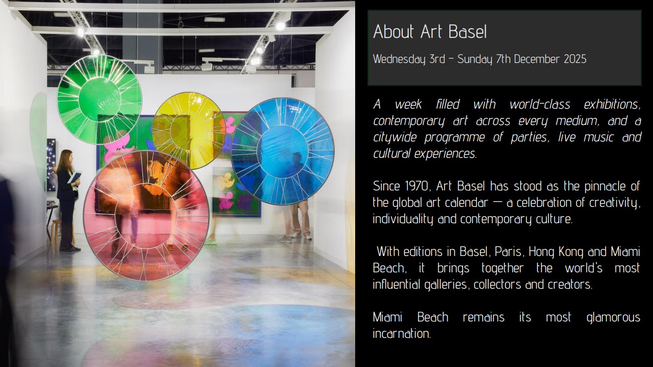 Exclusive Art Basel VIP tickets and passes