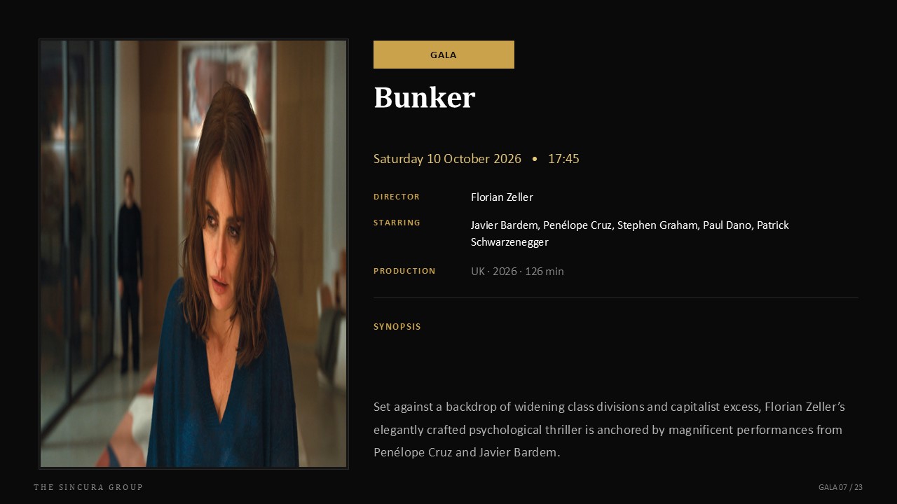 London Film festival tickets