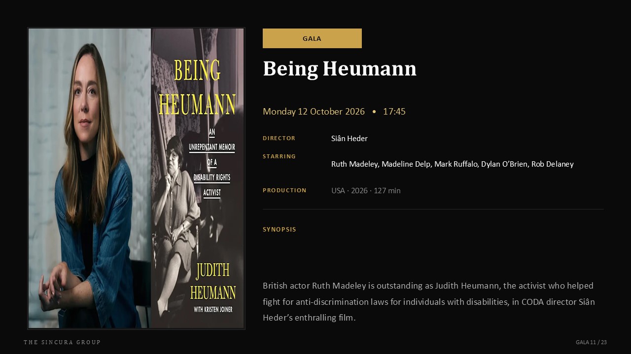 London Film festival tickets