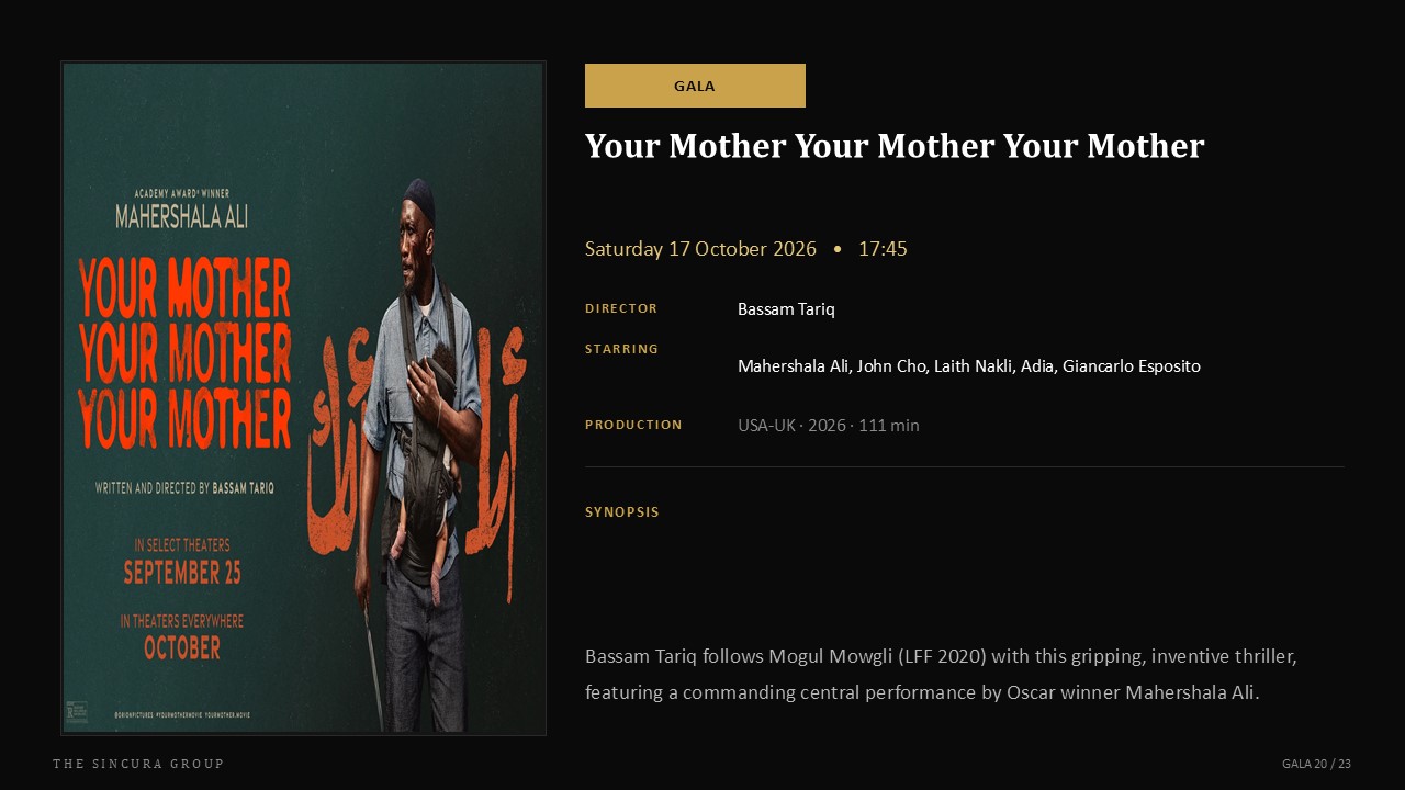 London Film festival tickets