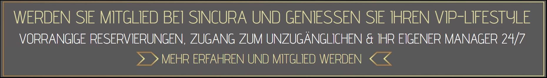 Werden Sie Mitglied bei sincura concierge für alle Ihre Belange zu Hause