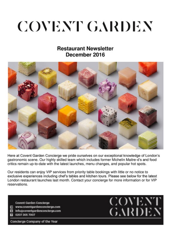 Covent Garden community updates and events newsletter