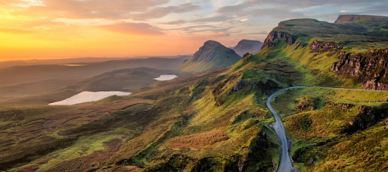 book a luxury trip to the scotish highland and ride around in a rolls royce