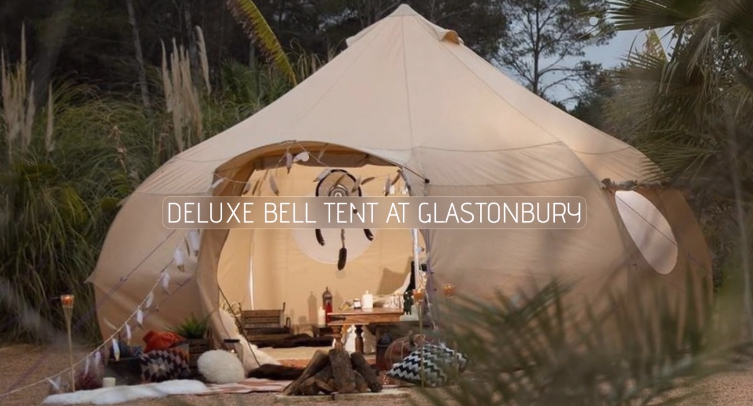 glastonbury festival belle tent vip accomodation