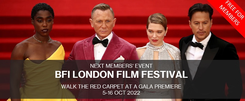 sincura confirm the london film festival as our next members event