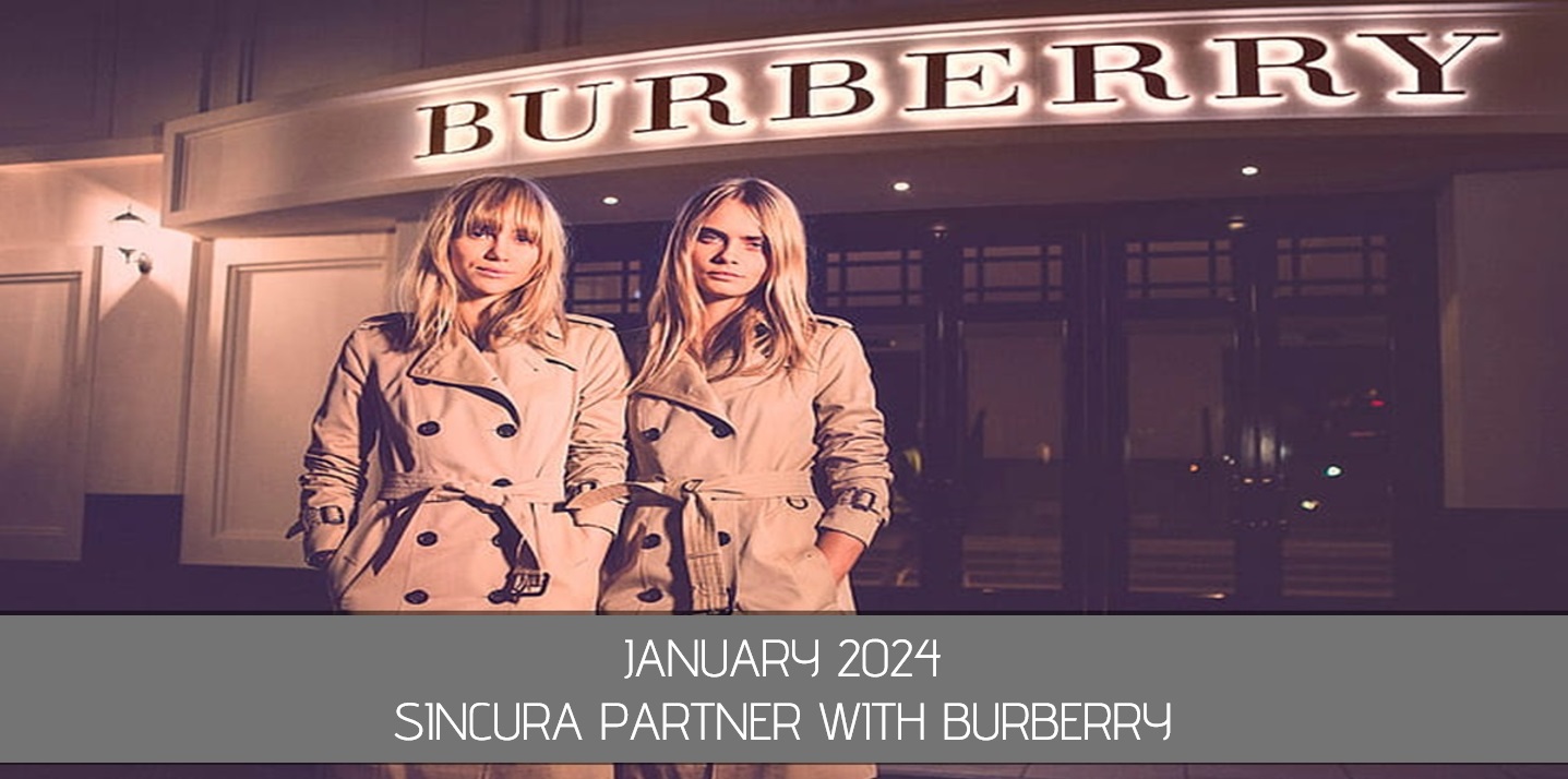 latest sincura company news: sincura appointed by burberry