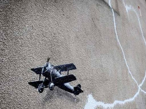 Banksy Love PLane