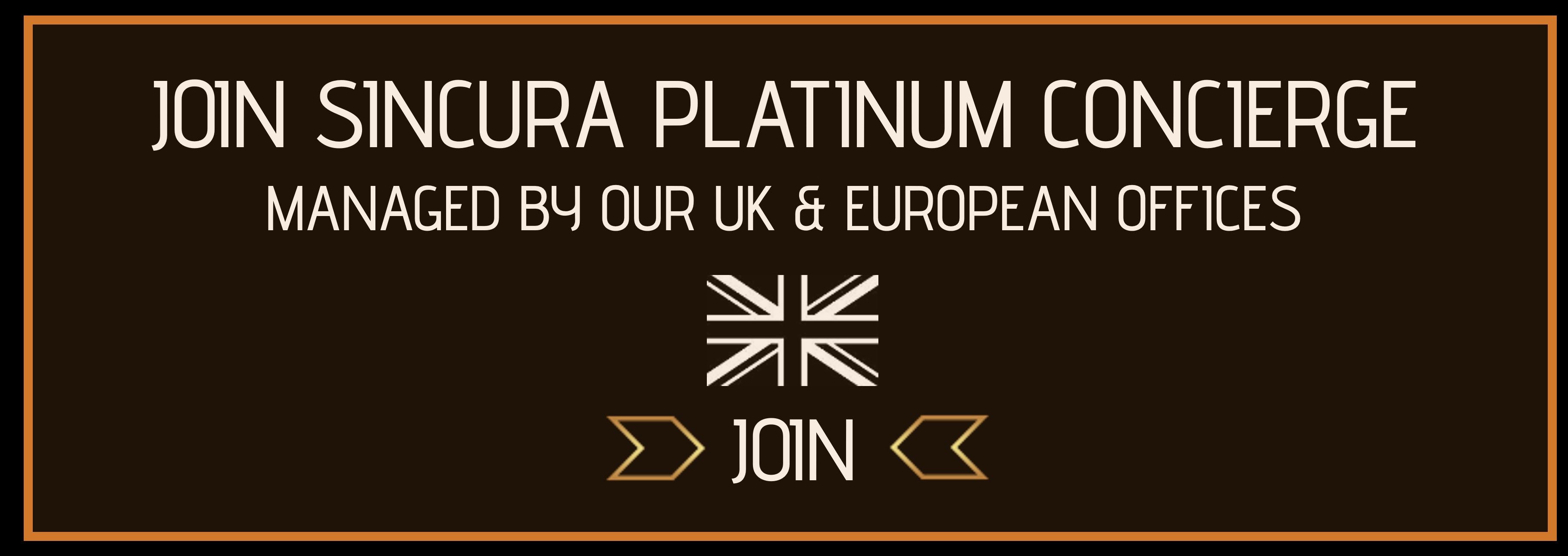 join sincura platinum plus concierge membership for cover for you and your family