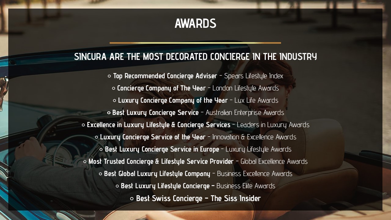 Industry Awards and Official Recognition