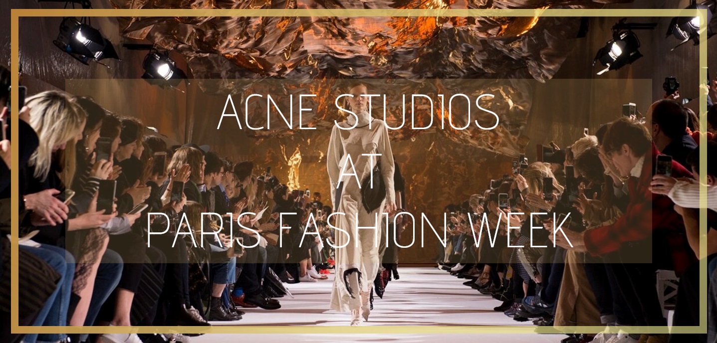 book tickets and packages for the acne studios paris fashion week show. VIP and Luxury and Bespoke.