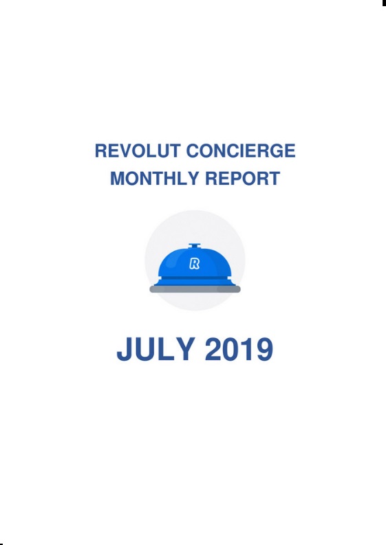 Revolut monthly client behavior report