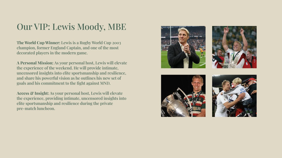 Six Nations corporate VIP package with special player meet-and-greet access