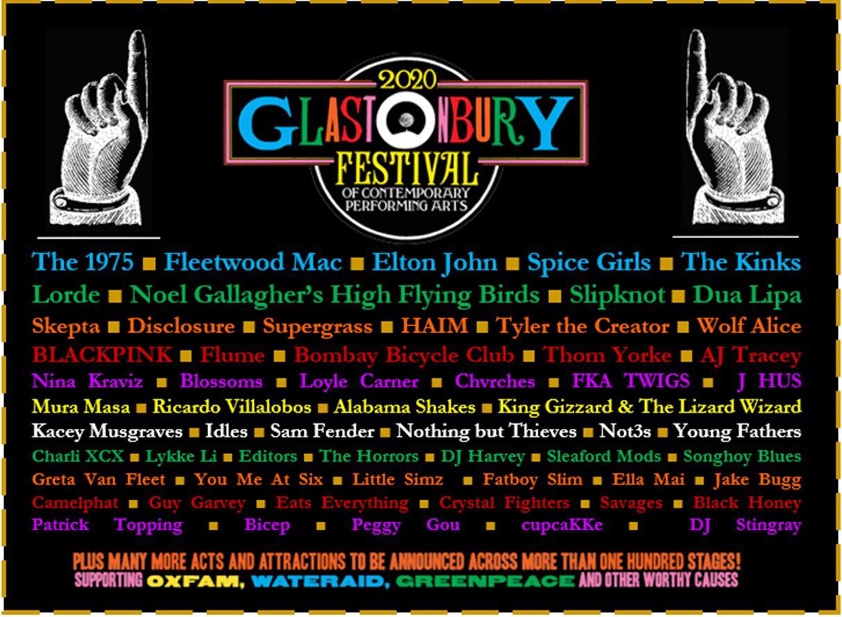 Glastonbury Festival Music The Sincura Group